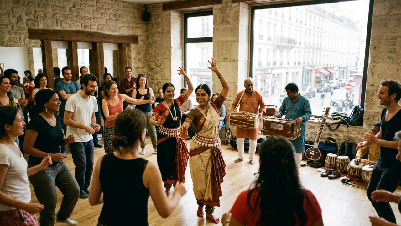 Atelier d'expression corporelle et de transmission rythmique dirigé par INDIAN ARTS LAB